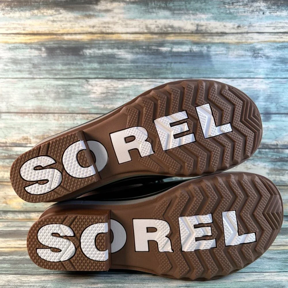 Sorel Slimpack lll Waterproof Winter Boot Womens 8.5 Brown Leather Ankle Lace Up